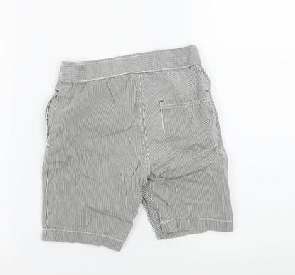 H&M Boys Grey Striped  Bermuda Shorts Size 4 Years