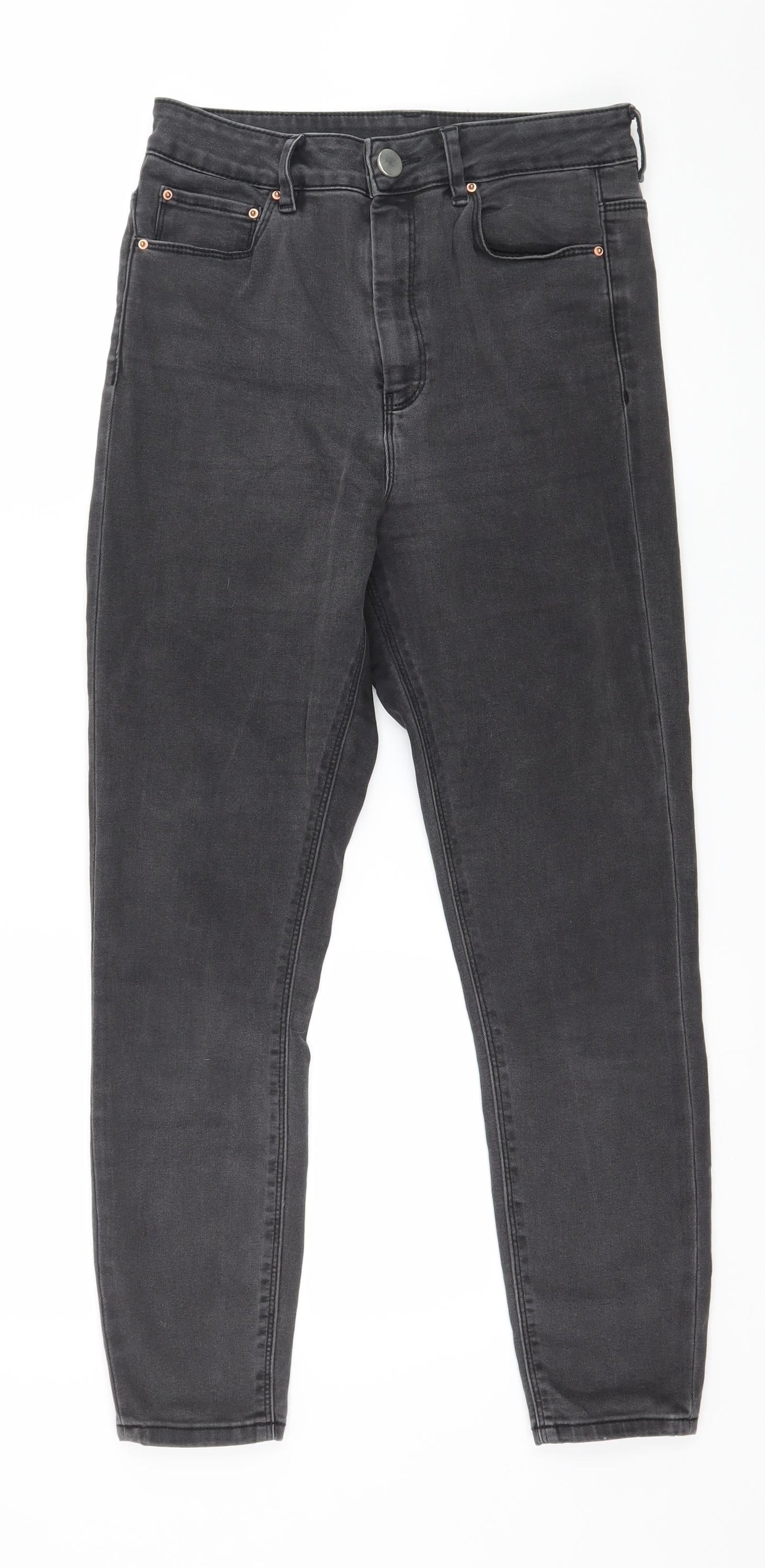 ASOS Womens Grey  Denim Skinny Jeans Size 28 in L30 in