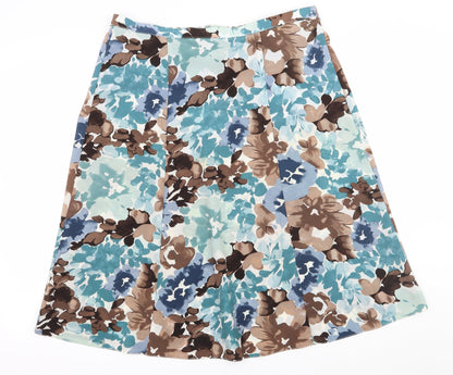 Womens UK Size 34 in EWM Flare Chiffon Skirt