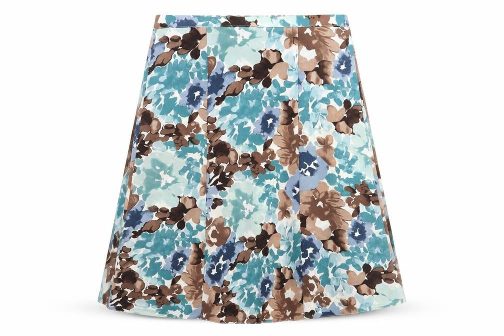 Womens UK Size 34 in EWM Flare Chiffon Skirt