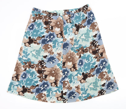 Womens UK Size 34 in EWM Flare Chiffon Skirt