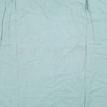 Mens UK Size M Classic Casuals Green  Button-Up Short Sleeve Casual Shirt