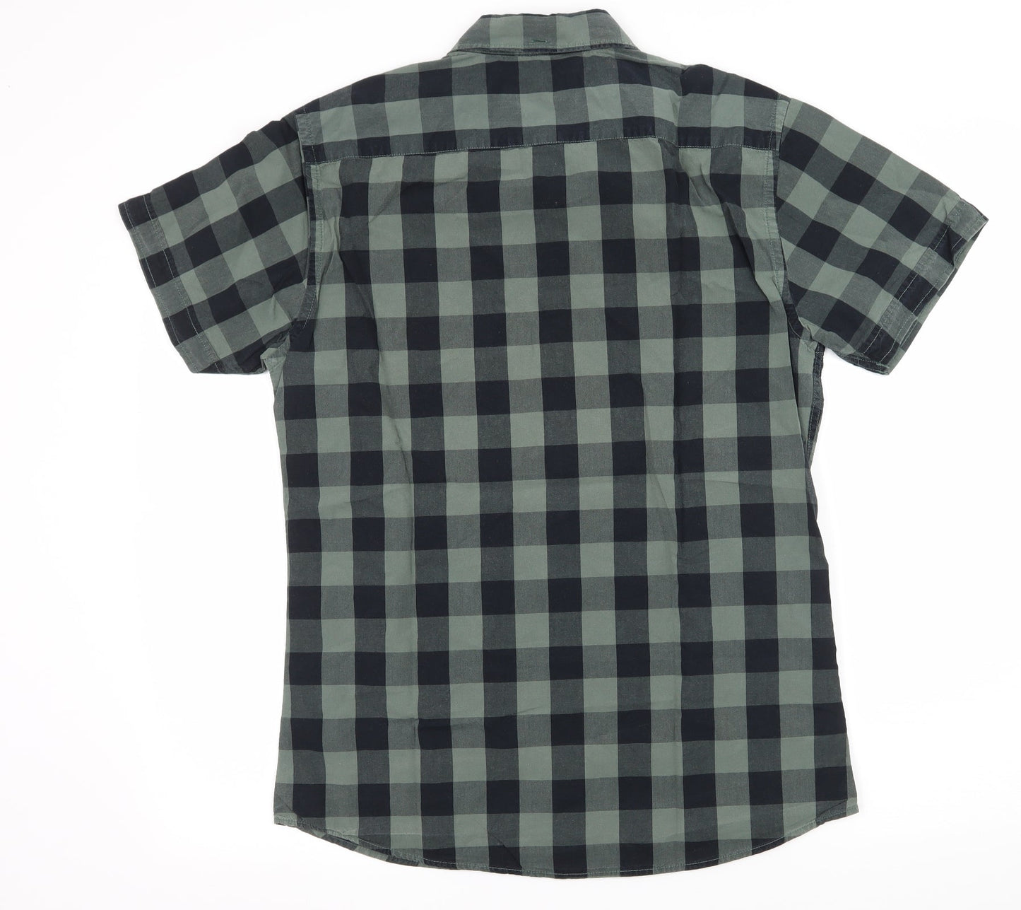 TU Mens Clear    Button-Up Size M