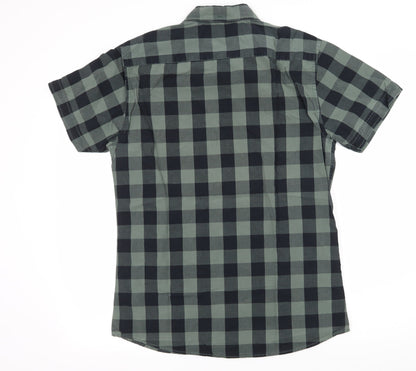 TU Mens Clear    Button-Up Size M