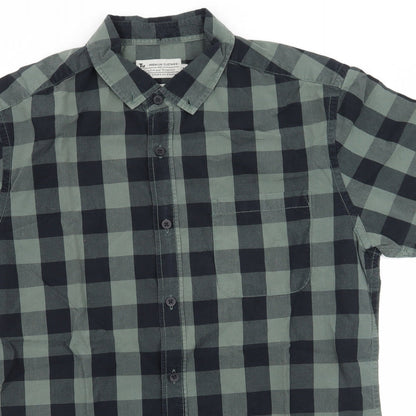 TU Mens Clear    Button-Up Size M