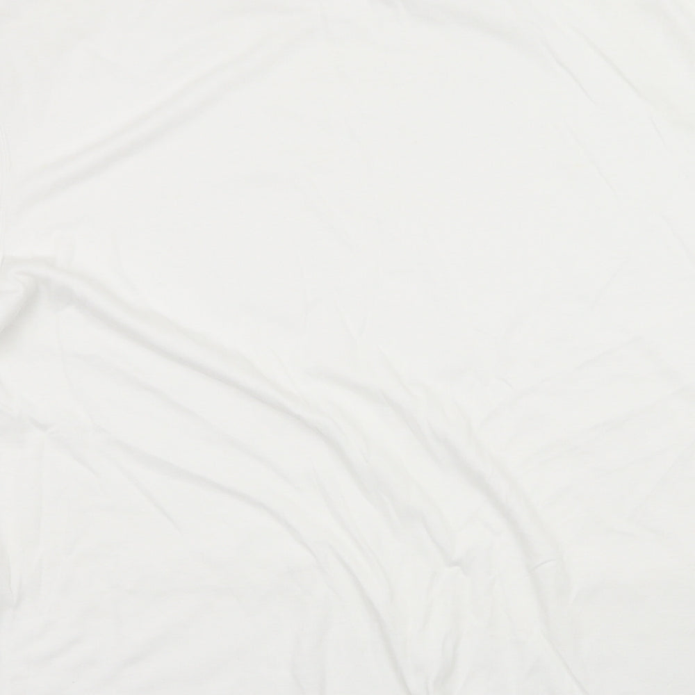 Womens UK Size XL PARA White Basic T-Shirt