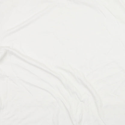 Womens UK Size XL PARA White Basic T-Shirt