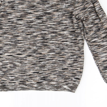 Monoprix Womens Brown  Knit Cardigan Jumper Size S