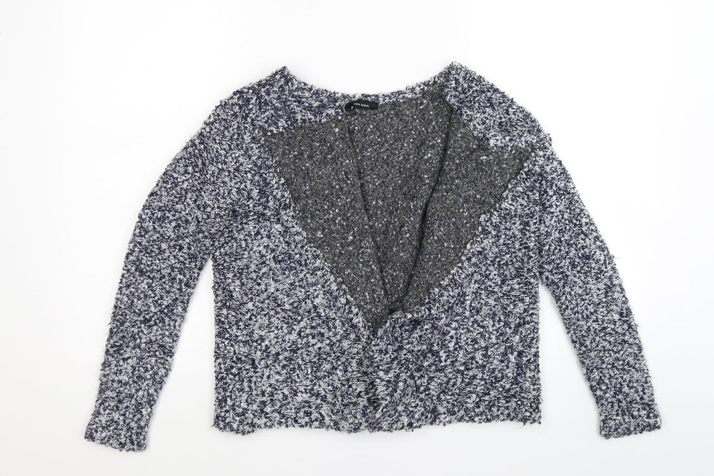 Alison sheri Womens Blue  Knit Cardigan Jumper Size S