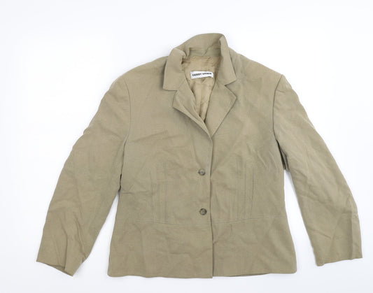 Gerry Weber Womens Beige   Gilet Blazer Size 12