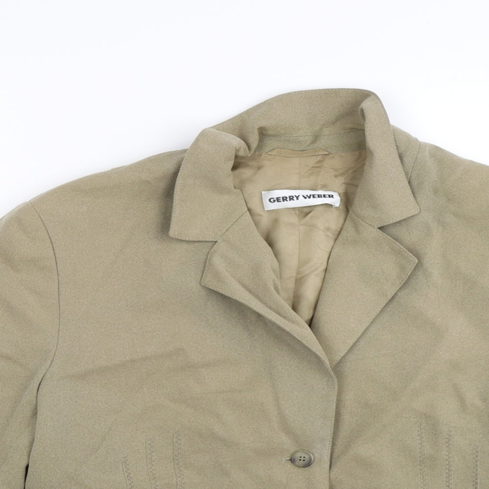 Womens UK Size 12 Gerry Weber Beige Gilet