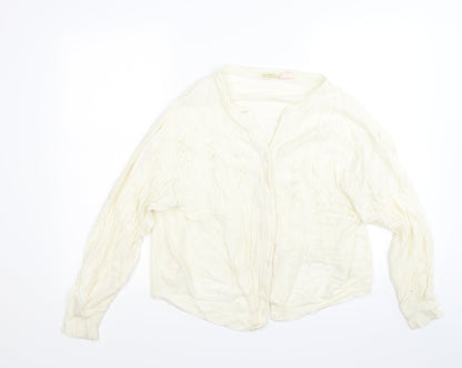 Jean lauren Womens White   Cardigan Jumper Size 16