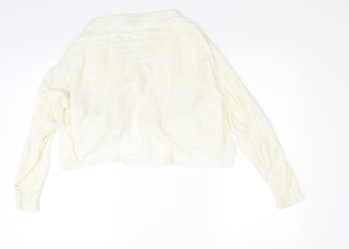 Jean lauren Womens White   Cardigan Jumper Size 16