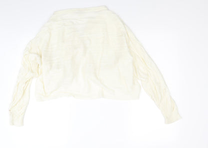 Jean lauren Womens White   Cardigan Jumper Size 16