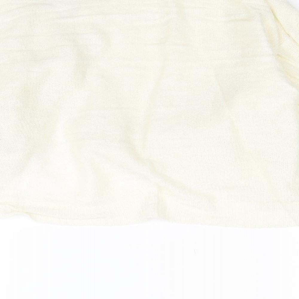 Jean lauren Womens White   Cardigan Jumper Size 16