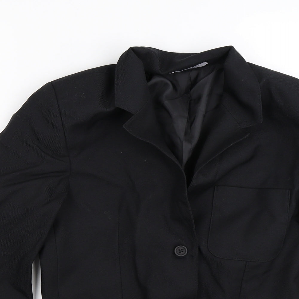 truetex Womens Black   Jacket Blazer Size S
