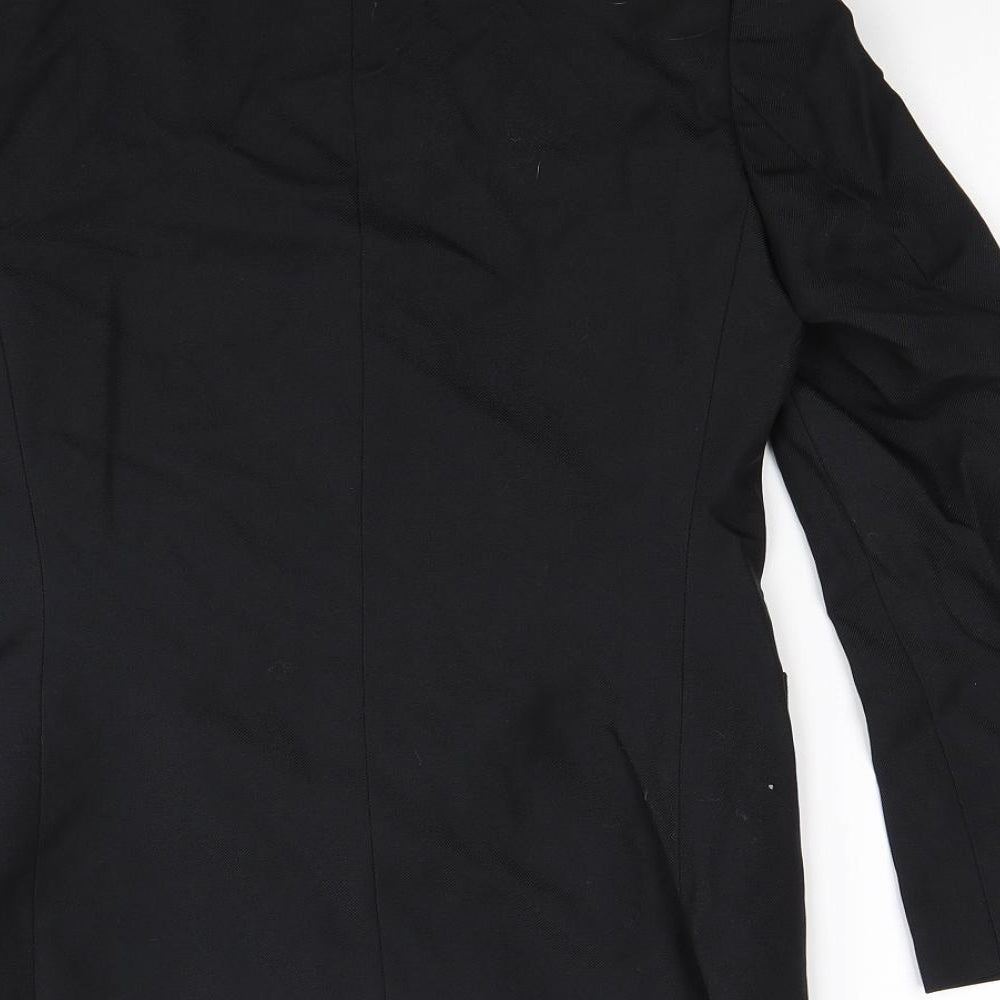 truetex Womens Black   Jacket Blazer Size S