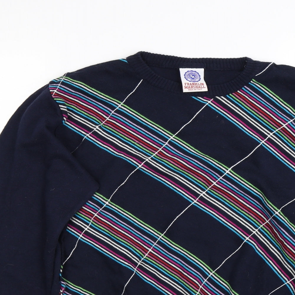 Franklyn Marshal Mens Blue   Pullover Jumper Size S