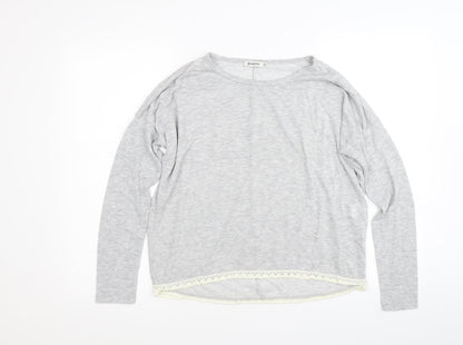 Stradivarius Womens Grey   Pullover Jumper Size M
