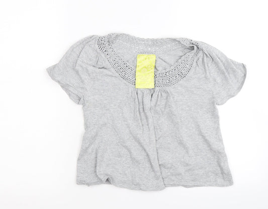 NEXT Womens Grey   Wrap Jumper Size 8