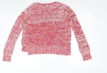 TU Womens Red  Knit Pullover Jumper Size 8