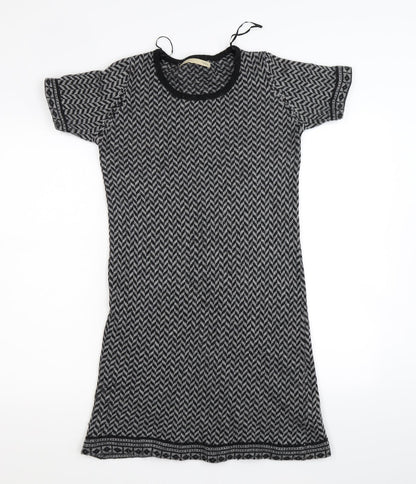 Sfera Womens Grey  Rayon Jumper Dress  Size S