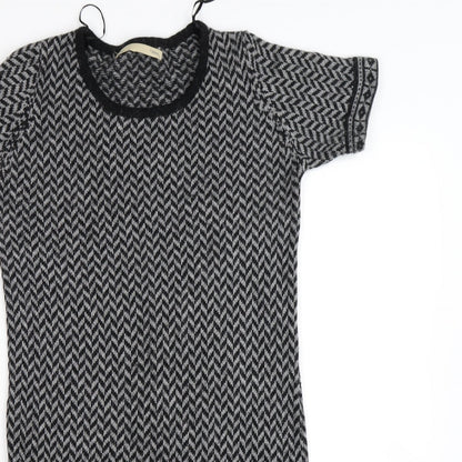 Sfera Womens Grey  Rayon Jumper Dress  Size S