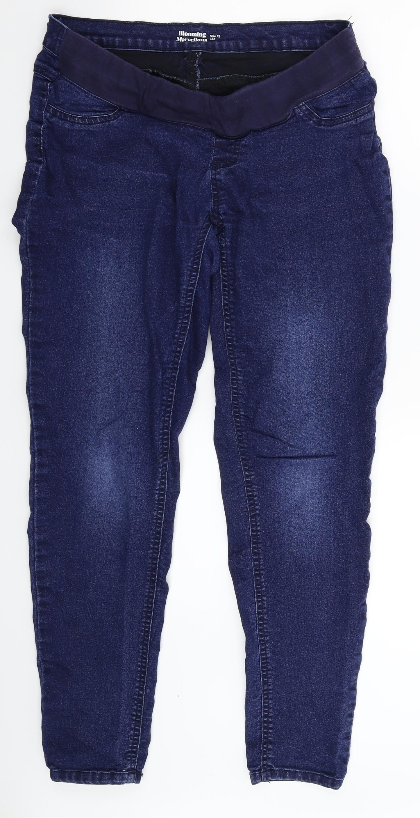 Blooming Marvellous Womens Blue  Denim Jegging Jeans Size 12 L30 in