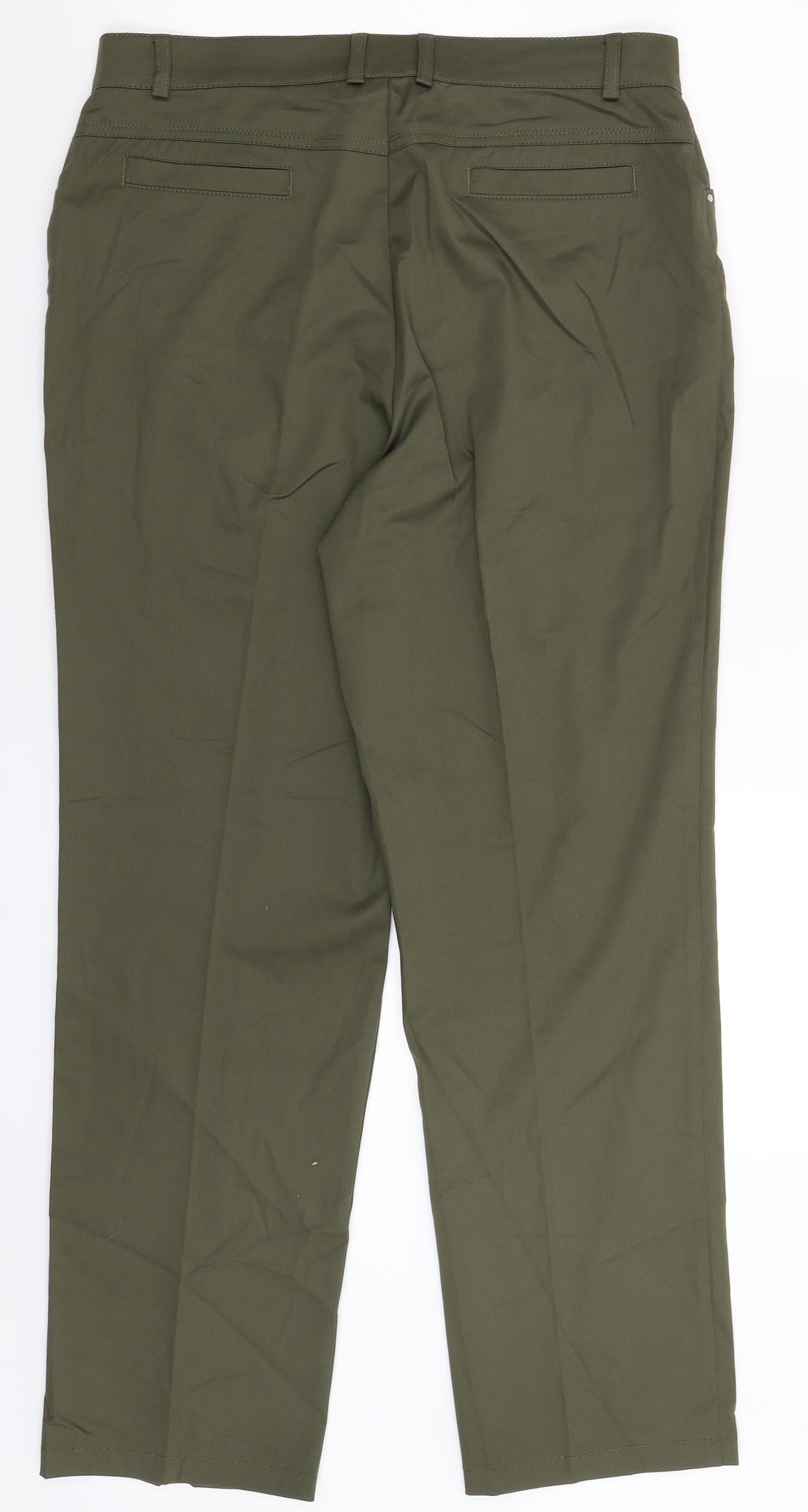 Womens UK Size 32 in Marcona Regular Fit Dress Pants Grey Trousers