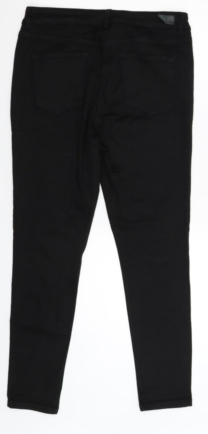 NEXT Womens Black  Denim Skinny Jeans Size 32 in L28 in