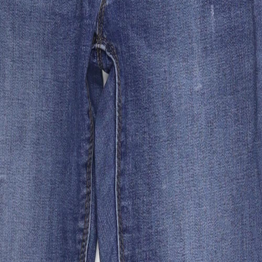 Denim & Co. Womens Blue  Denim Skinny Jeans Size 10 L29 in