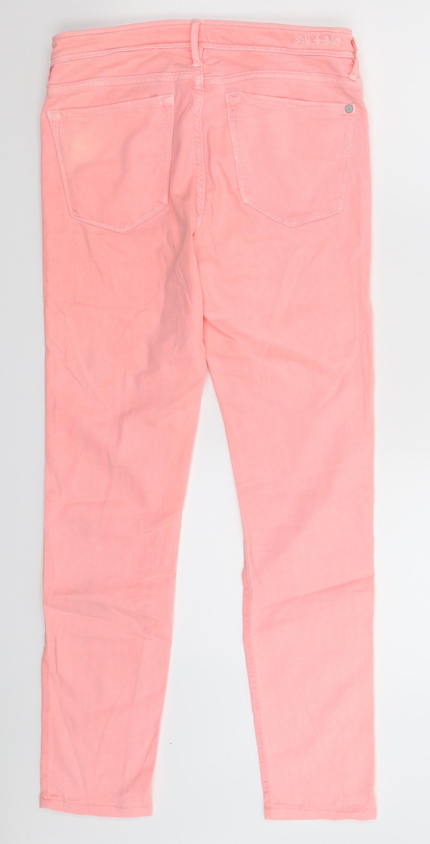 Womens UK Size 28 in Preworn Extra-Slim Fit Skinny Pink Jeans