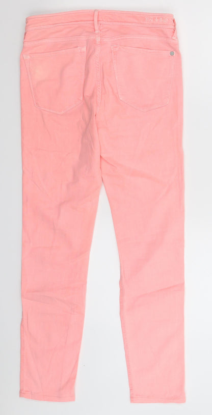 Womens UK Size 28 in Preworn Extra-Slim Fit Skinny Pink Jeans