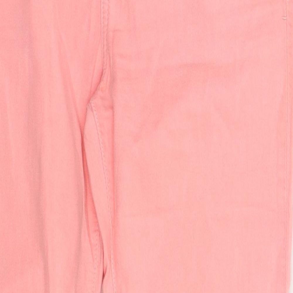 Womens UK Size 28 in Preworn Extra-Slim Fit Skinny Pink Jeans