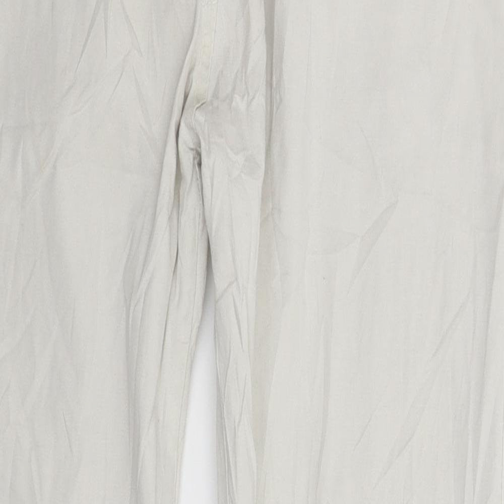 Womens UK Size 34 in Preworn Extra-Slim Fit  Grey Trousers