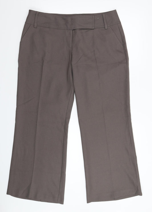 Womens UK Size 16 Dorothy Perkins Regular Fit  Grey Trousers