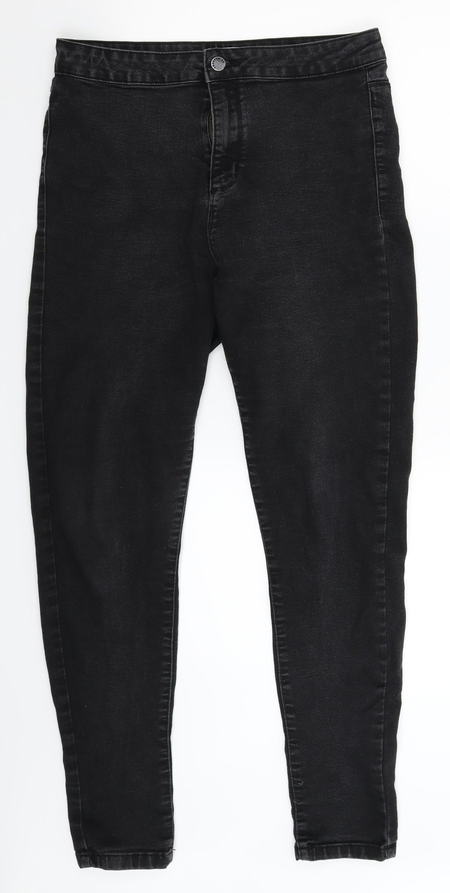 FOREVER 21 Womens Black  Denim Skinny Jeans Size 30 in L29 in