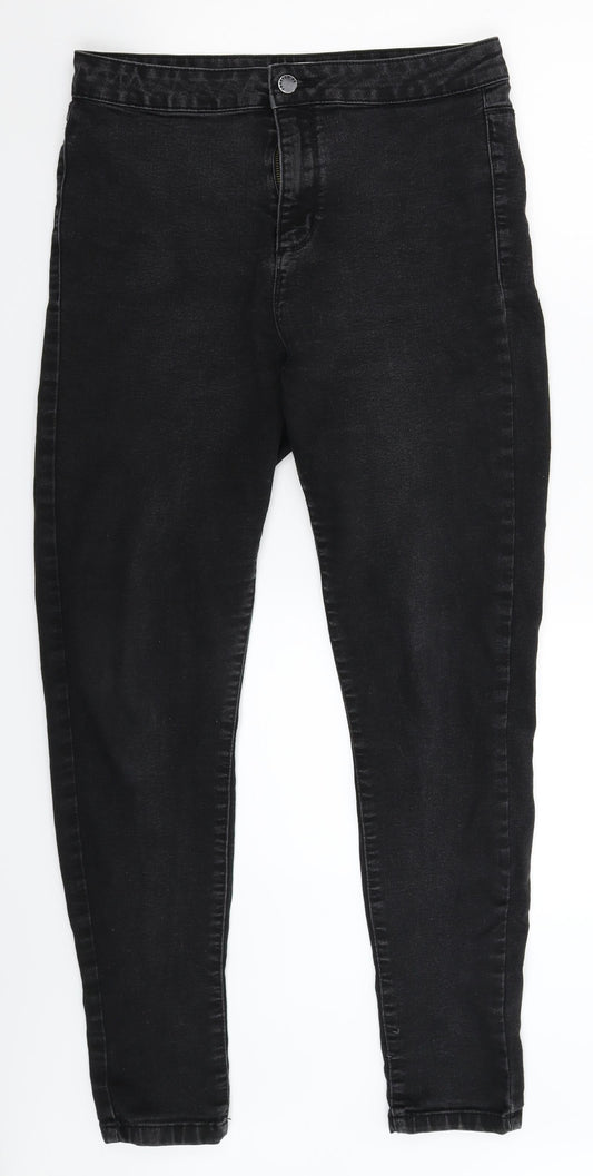 FOREVER 21 Womens Black  Denim Skinny Jeans Size 30 in L29 in