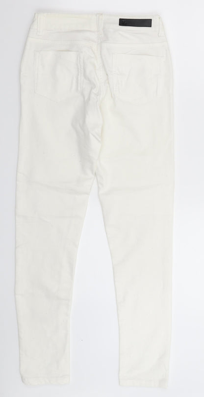 Womens UK Size 8 Love Label Extra-Slim Fit Skinny White Jeans