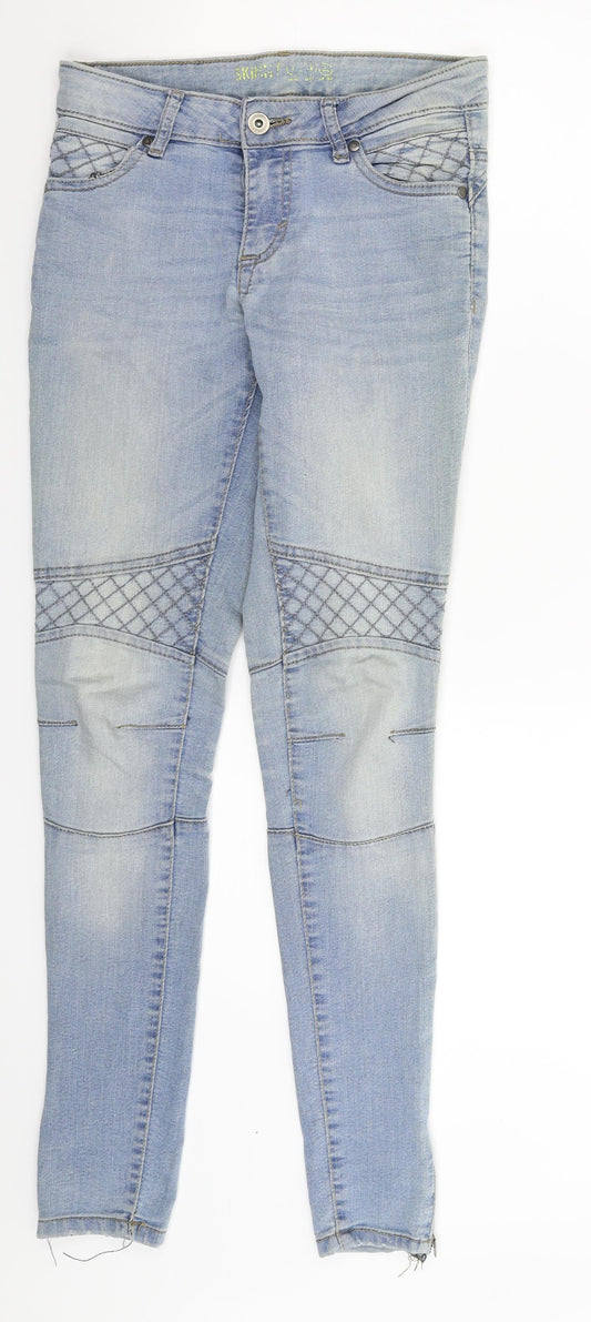 Denim & Co. Womens Blue  Denim Skinny Jeans Size 6 L31 in