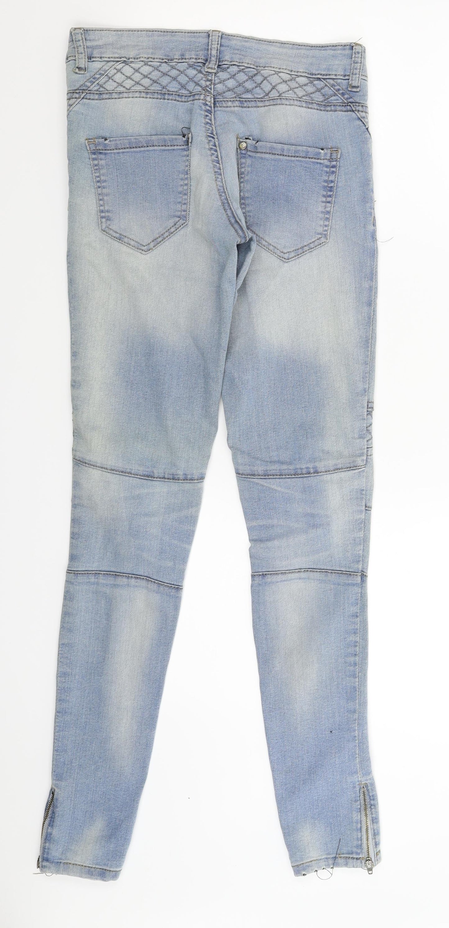 Denim & Co. Womens Blue  Denim Skinny Jeans Size 6 L31 in