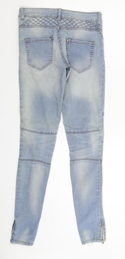 Denim & Co. Womens Blue  Denim Skinny Jeans Size 6 L31 in