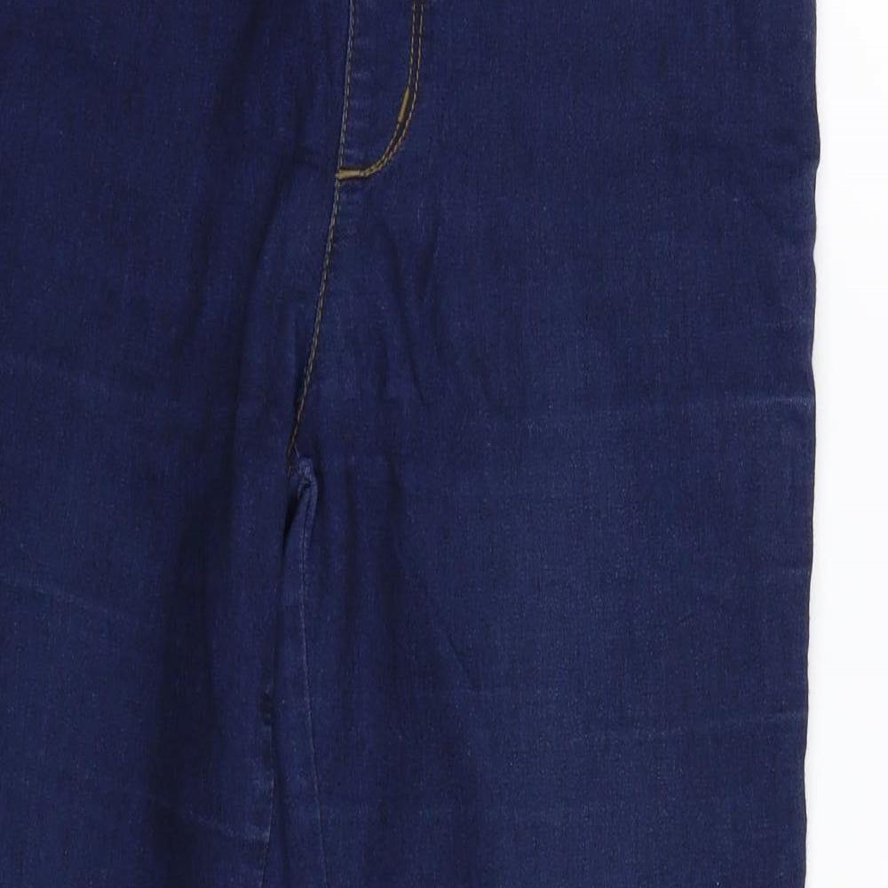 Denim & Co. Womens Blue  Denim Jegging Jeans Size 12 L28 in