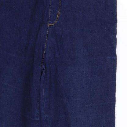 Denim & Co. Womens Blue  Denim Jegging Jeans Size 12 L28 in
