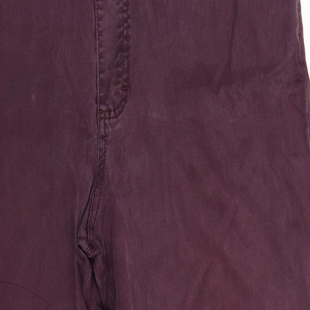 Womens UK Size 34 in Preworn Regular Fit Straight Brown Jeans