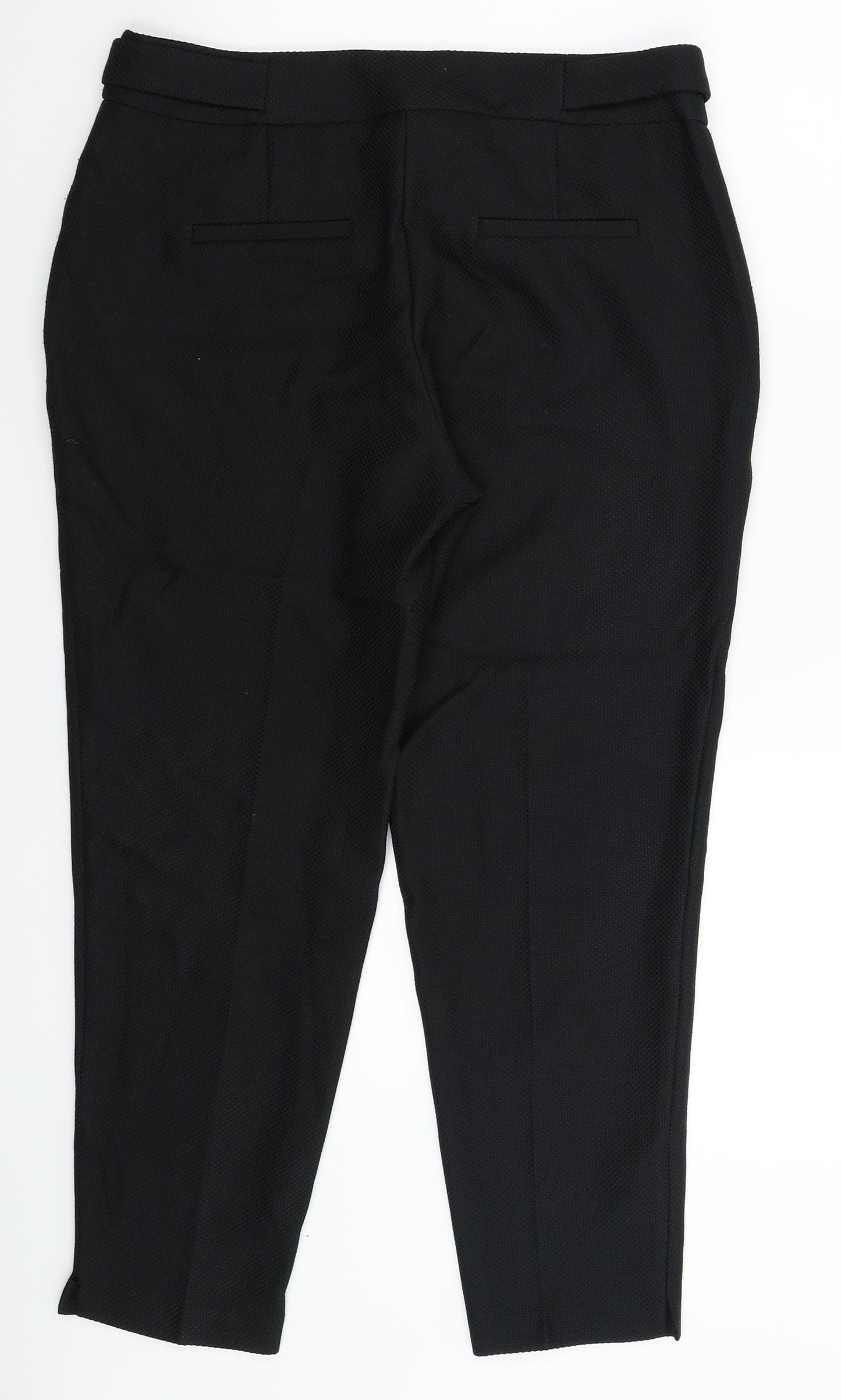Womens UK Size 12 Dorothy Perkins Extra-Slim Fit  Black Trousers