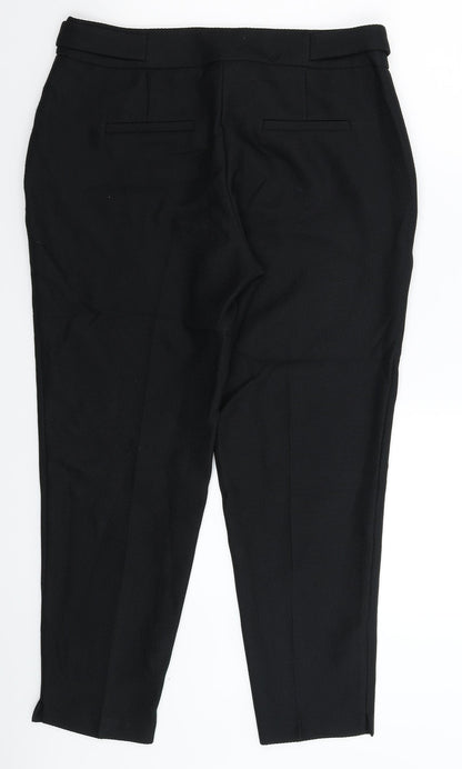 Womens UK Size 12 Dorothy Perkins Extra-Slim Fit  Black Trousers