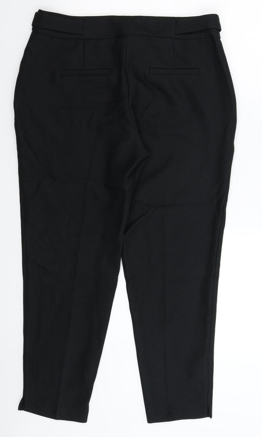 Womens UK Size 12 Dorothy Perkins Extra-Slim Fit  Black Trousers