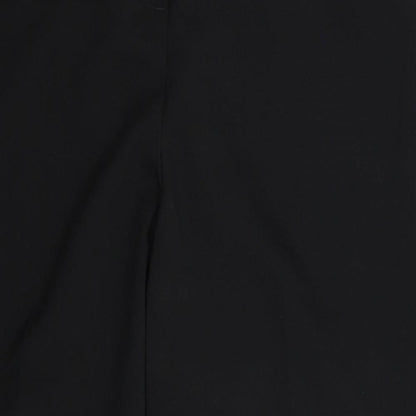 Womens UK Size 12 Papaya Regular Fit Dress Pants Black Trousers