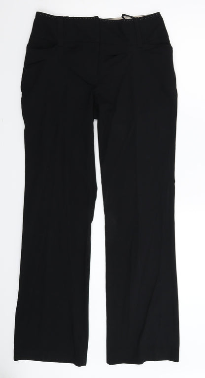 Womens UK Size 28 in NEXT Slim Fit  Black Trousers